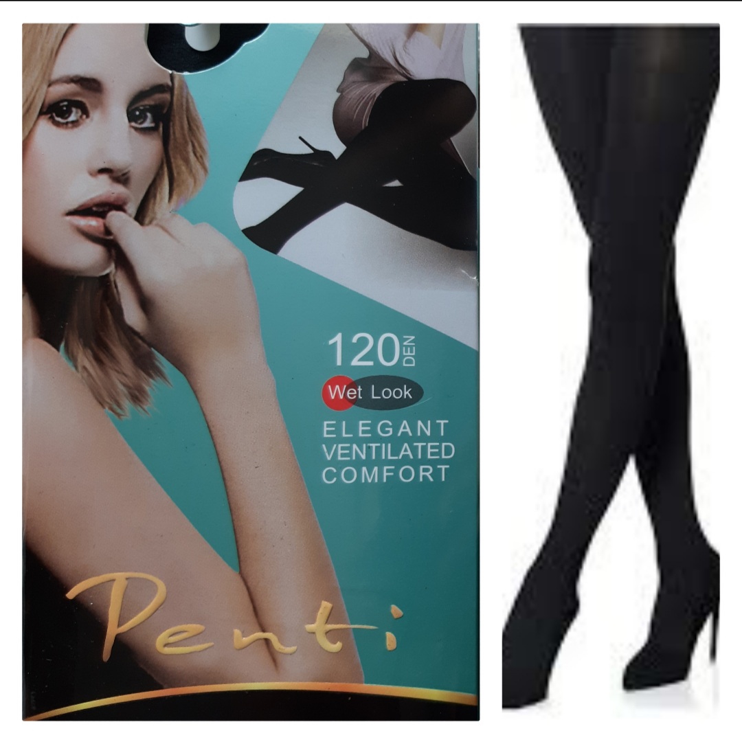 جوراب شلواری penti تراکم ۱۲۰تضمین کیفیت  رنگ بندی:مشکی  سایز بندی:فری سایز بسته بندی:۶تایی،۱۲تایی